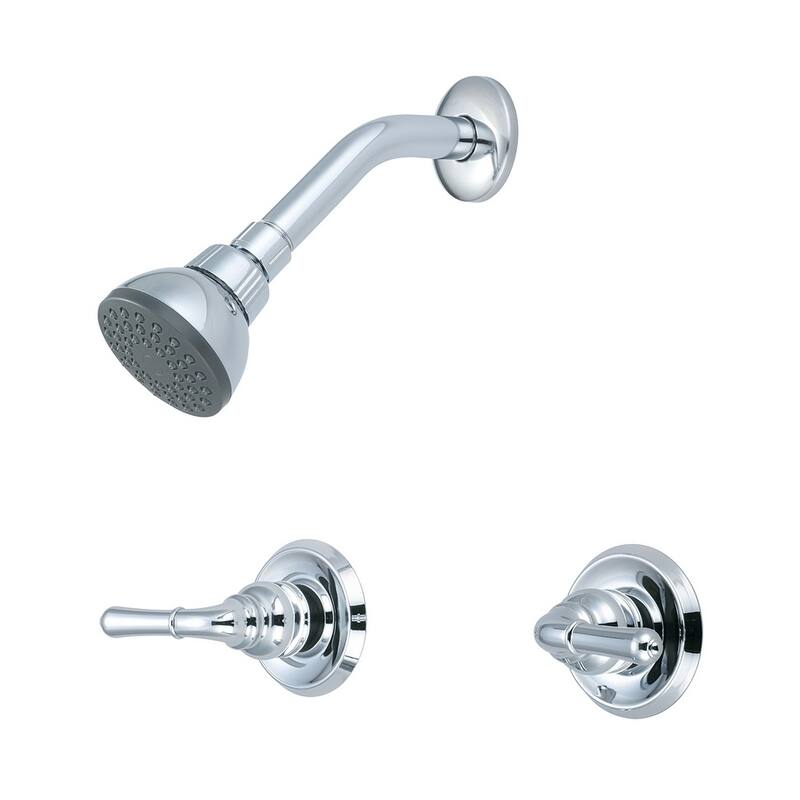 Two Handle Shower Set - Chrome Finish