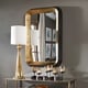 preview thumbnail 4 of 3, Uttermost Niva Antiqued Metallic Gold Leaf Mirror