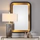 preview thumbnail 5 of 3, Uttermost Niva Antiqued Metallic Gold Leaf Mirror