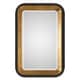 preview thumbnail 1 of 3, Uttermost Niva Antiqued Metallic Gold Leaf Mirror
