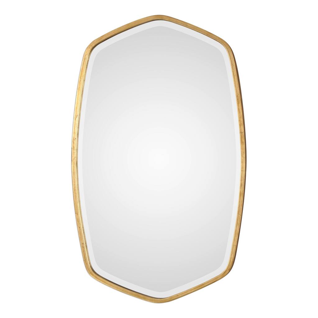 Uttermost Duronia Antiqued Gold Leaf Mirror