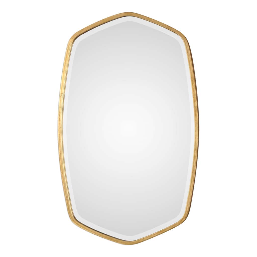 Uttermost Duronia Antiqued Gold Leaf Mirror