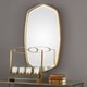 preview thumbnail 3 of 2, Uttermost Duronia Antiqued Gold Leaf Mirror
