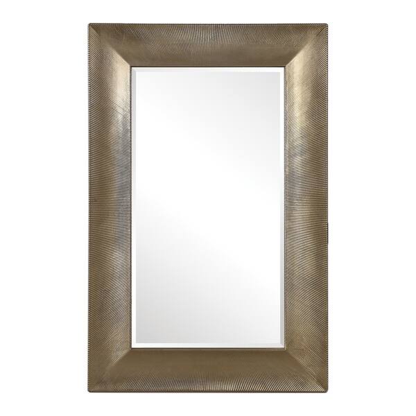 slide 2 of 5, Uttermost Valenton Warm Champagne Mirror