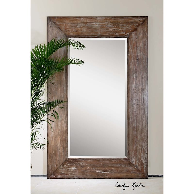 Uttermost Langford Light Grey Mirror