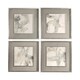 preview thumbnail 1 of 3, Uttermost Divination Abstract Art (Set of 4) - Grey