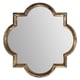 preview thumbnail 1 of 1, Uttermost Lourosa Antiqued Gold Mirror - Silver/Champagne
