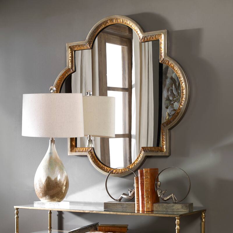 Uttermost Lourosa Antiqued Gold Mirror - Silver/Champagne