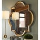 preview thumbnail 3 of 1, Uttermost Lourosa Antiqued Gold Mirror - Silver/Champagne