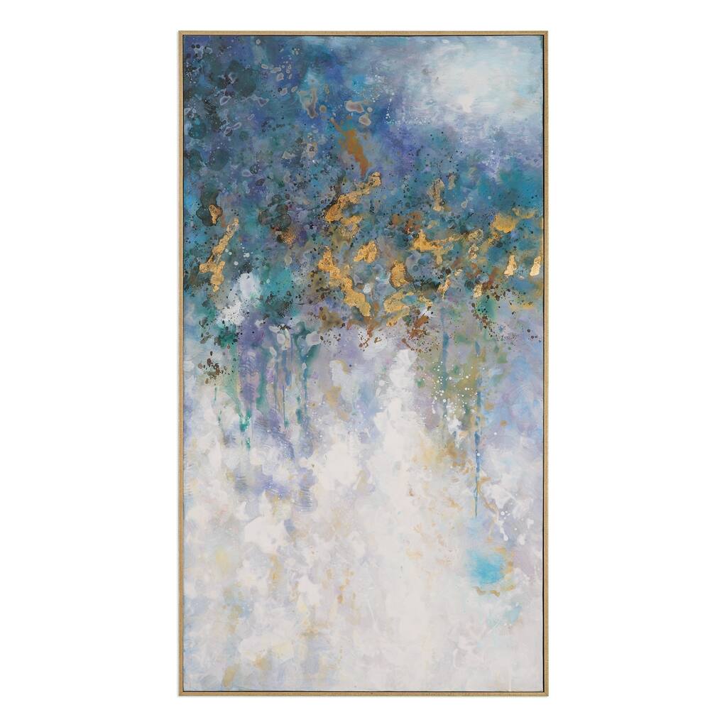 Uttermost Floating Abstract Art - Blue