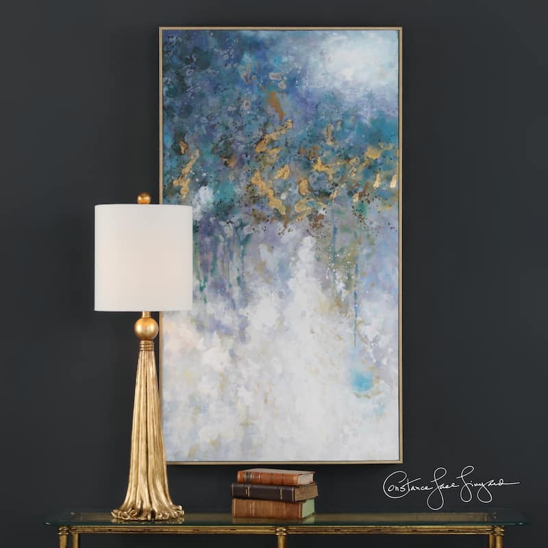 Uttermost Floating Abstract Art - Blue