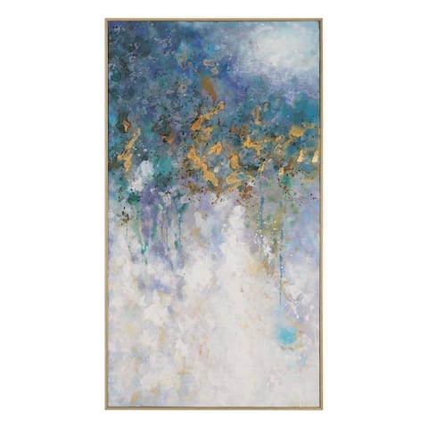 Uttermost Floating Abstract Art - Blue