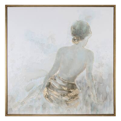 Uttermost Gold Highlights Feminine Art - Multi-color