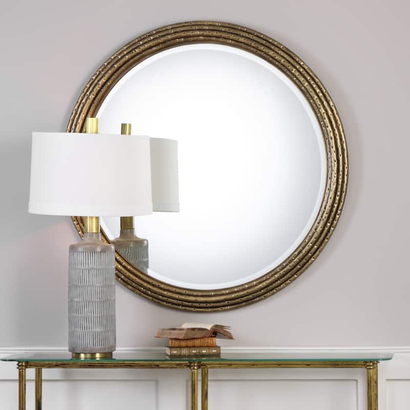 Uttermost Spera Antiqued Gold Mirror