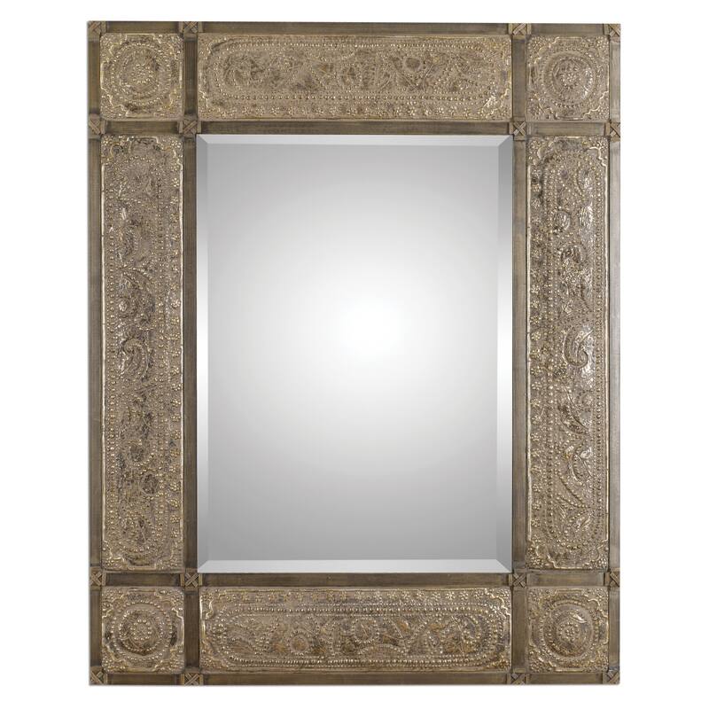 Uttermost Harvest Serenity Golden Champagne Gold Mirror