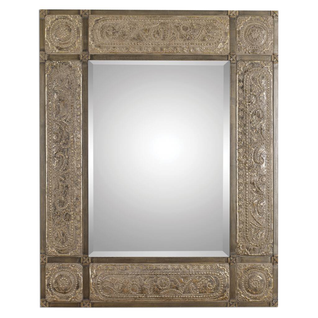 Uttermost Harvest Serenity Golden Champagne Gold Mirror