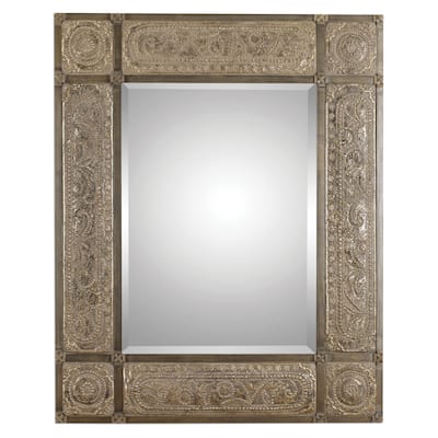 Uttermost Harvest Serenity Golden Champagne Gold Mirror