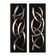 preview thumbnail 1 of 2, Uttermost Brushstrokes Metal Wall Arts (Set of 2)