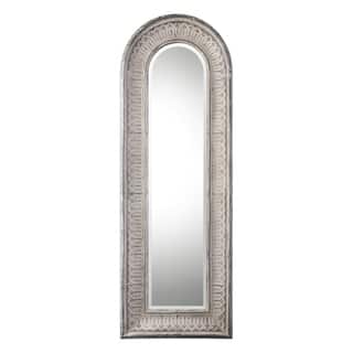 Uttermost Argenton Distressed Taupe Ivory Mirror