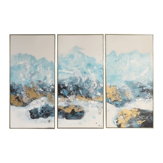 Uttermost Crashing Waves Abstract Art (Set of 3)