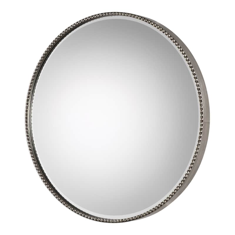 Uttermost Stefania Antiqued Silver Leaf Mirror