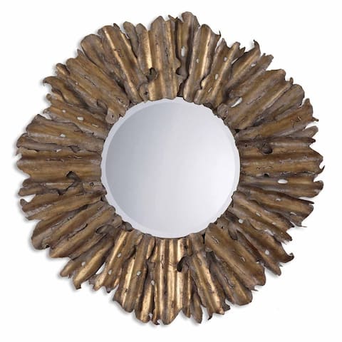 Uttermost Hemani Antique Gold Leaf Mirror