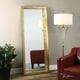 preview thumbnail 3 of 1, Uttermost Edmonton Gold Leaner Mirror