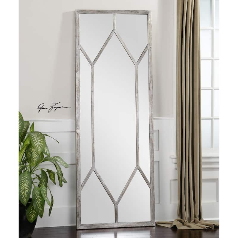 Uttermost Sarconi Distressed Silver Leaf Mirror