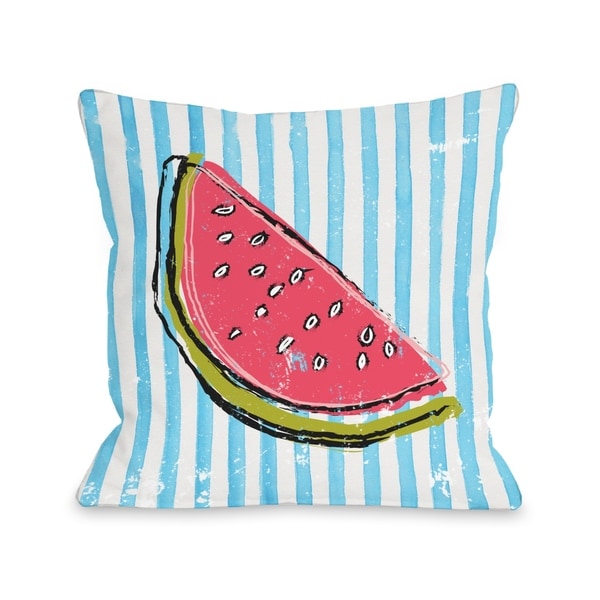 Whatthemelon - Blue Multi Pillow by OBC