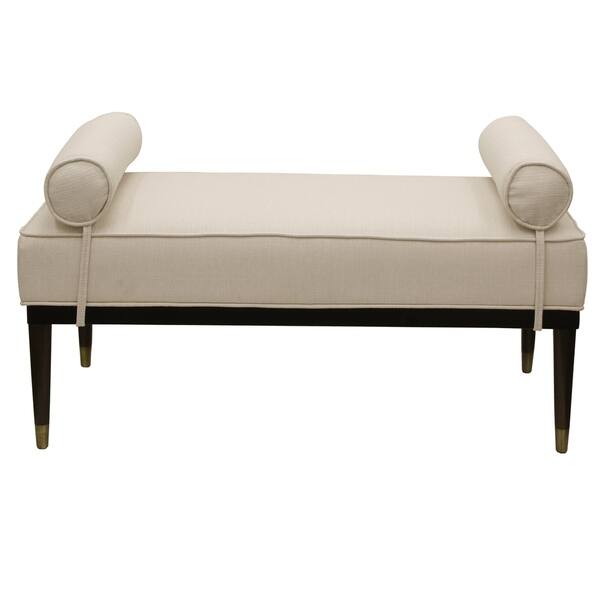 Shop Parker Mid Centruy Ottoman With Bolster Pillows Free