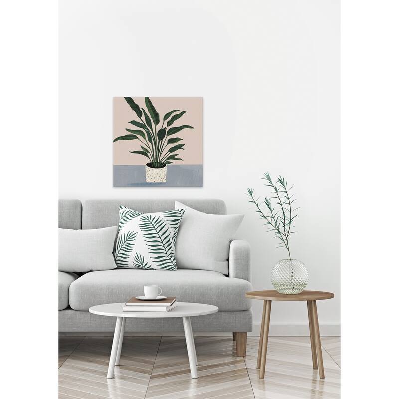 Houseplant IV' Painting Print on Wrapped Canvas - Multi-Color