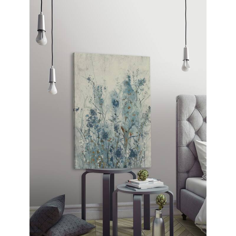 Blue Spring II' Painting Print on Wrapped Canvas - Multi-Color