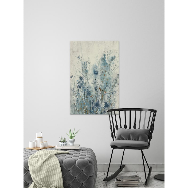 Blue Spring II' Painting Print on Wrapped Canvas - Multi-Color