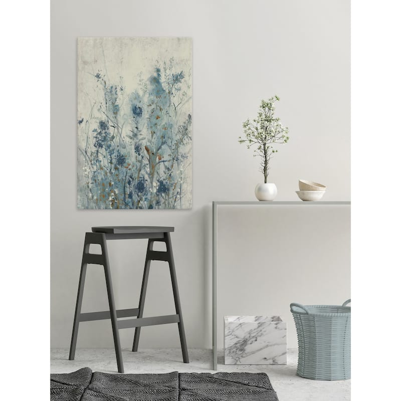 Blue Spring II' Painting Print on Wrapped Canvas - Multi-Color