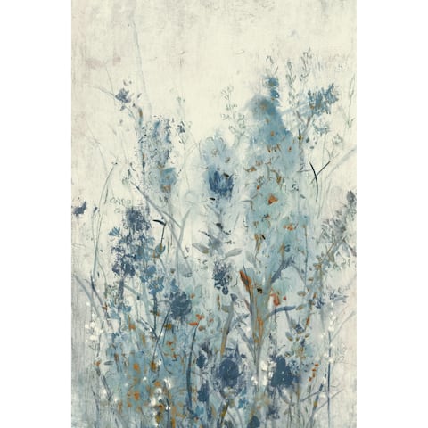 Marmont Hill - Handmade Blue Spring II Print on Wrapped Canvas