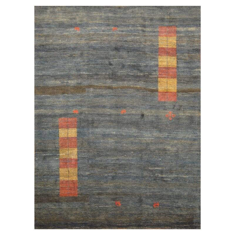 Handmade One-of-a-Kind Gabbeh Wool Rug (Iran) - 7'5 x 9'8