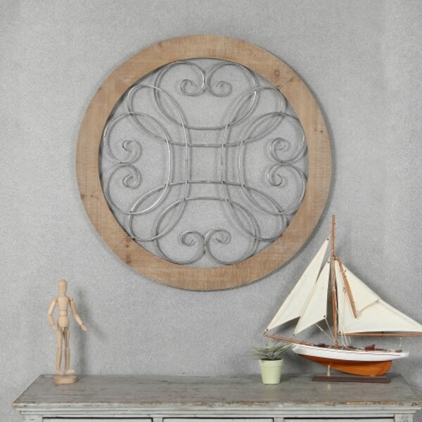 Shop Metal Circular Scroll Wall Decor On Sale Free