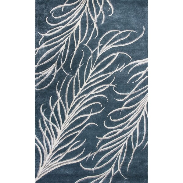 Bob Mackie Home Handmade Slate Grey Plume Rug 9 X 13 Free Bob Mackie Home Handmade Slate Grey Plume Rug 9 X27