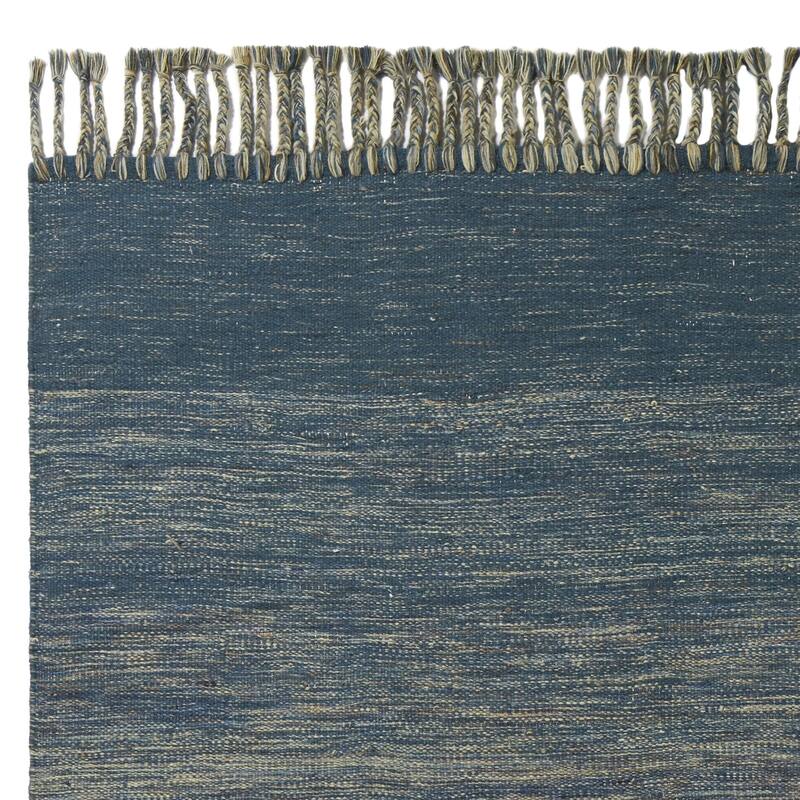 Libby Langdon Homespun Ocean Landscape Hand-woven Wool Rug