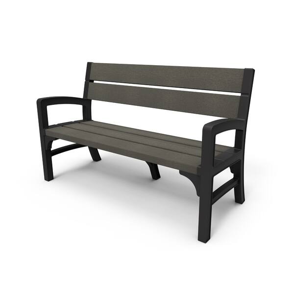 Shop Keter Montero 3 Seater Plastic Resin Outdoor Bench