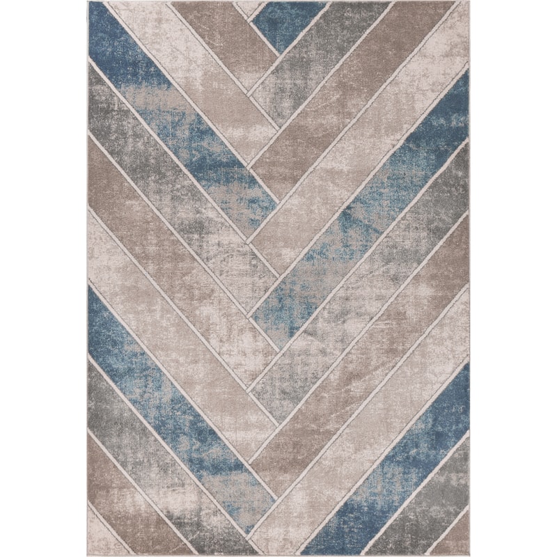 Libby Langdon Winston Geometric Herringbone Rug