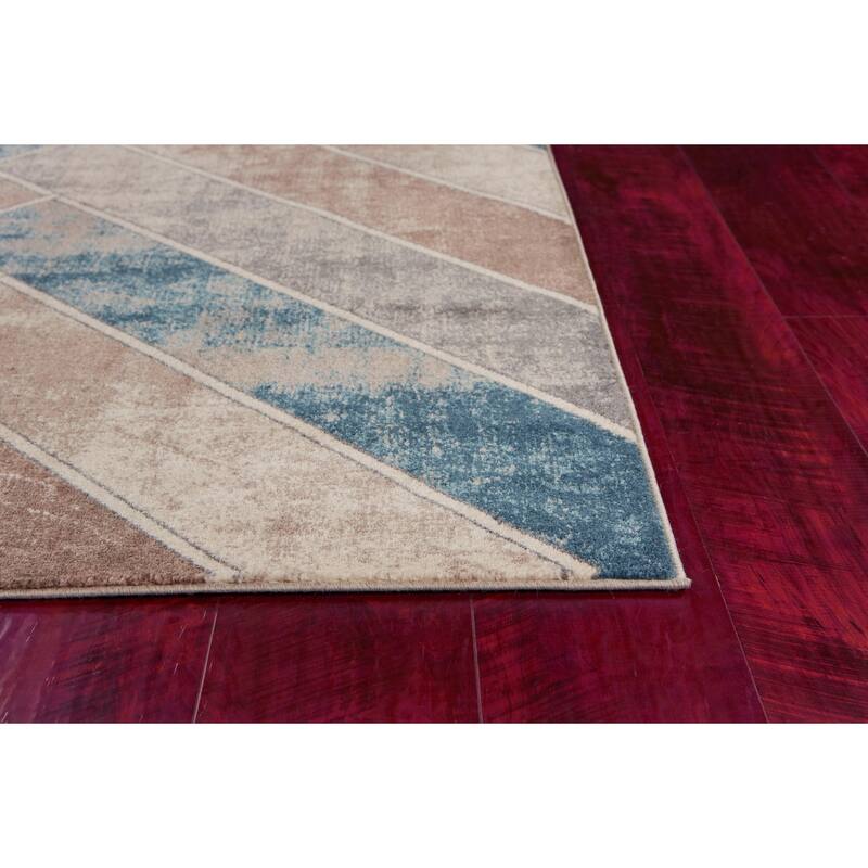 Libby Langdon Winston Geometric Herringbone Rug
