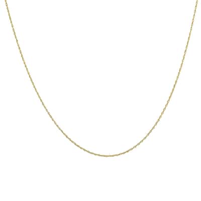 14K Yellow Gold 20" Rope Chain with Spring Ring Clasp