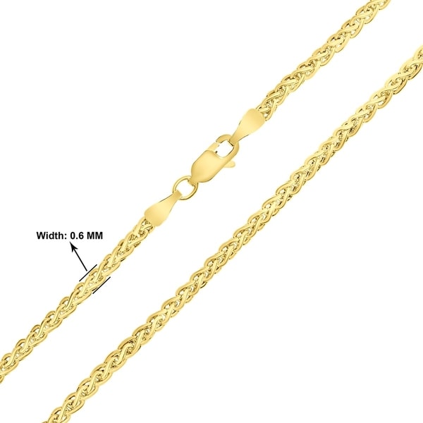 Beautiful Yellow gold 10K Leslies 10K 1mm Wheat Chain