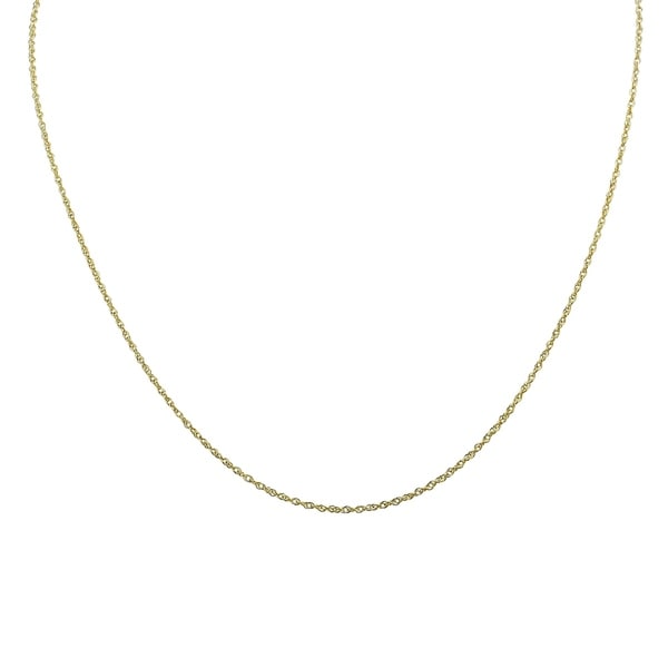 Shop 14K Yellow Gold Fill .85mm 18 inch Rope Chain - On Sale - Free Shipping On Orders Over $45 ...
