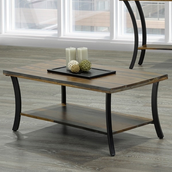 Surin-Solid wood/Iron Coffee Table