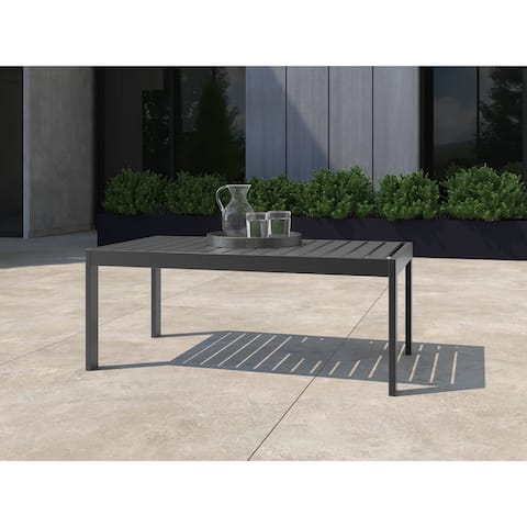 Tommy Hilfiger Monterey Outdoor Coffee Table, Gray Gunmetal