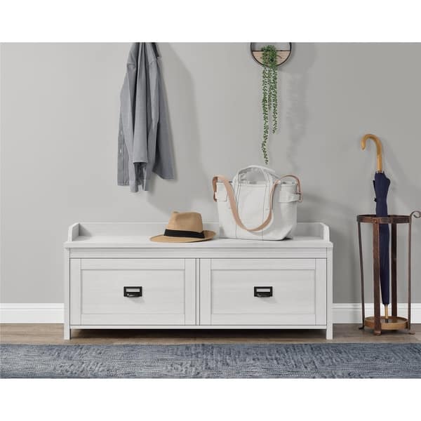 Shop Avenue Greene Becken Ridge Entryway Storage Bench Overstock