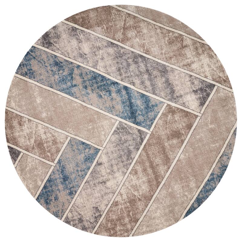 Libby Langdon Winston Geometric Herringbone Rug