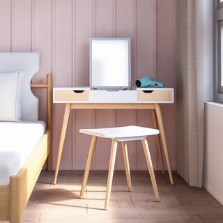 Hidden Storage Vanity Furniture Our Best Home Goods Deals Jamesdar Blythe White Vanity Console